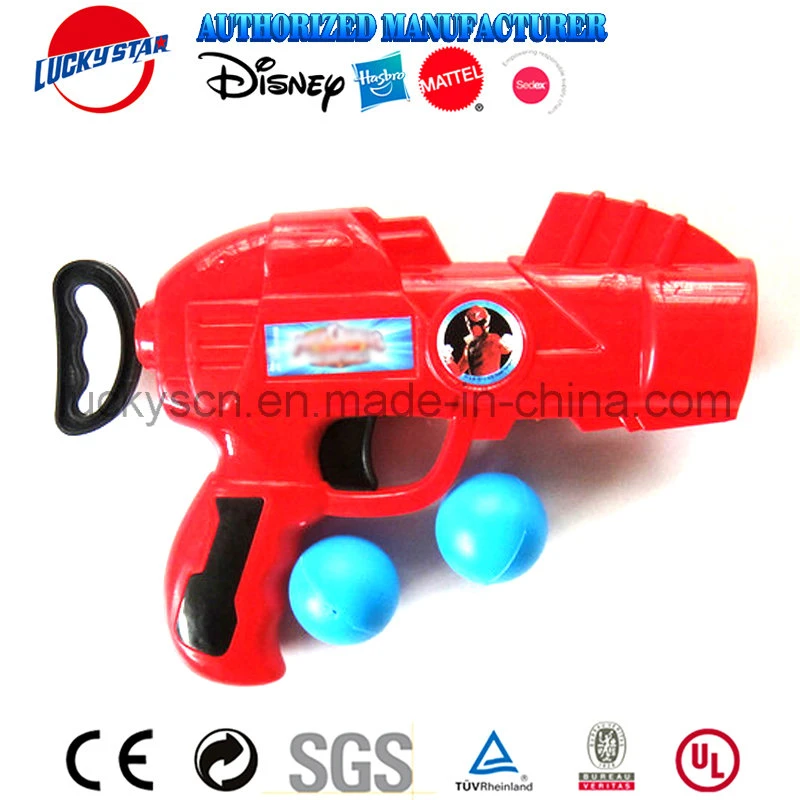 New Red Blue Color Plastic Football Toy Gun