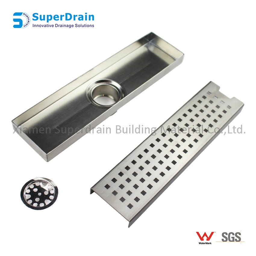 Drainage Covers OEM Stainless Steel Square Hole Shower Floor Drain with ISO9001