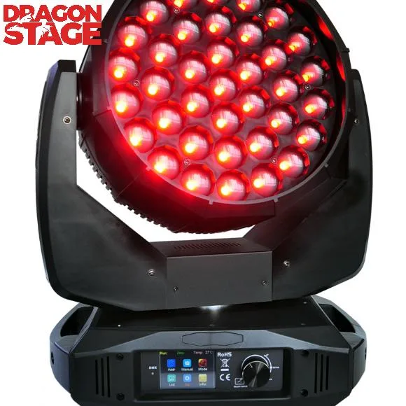 Dragonstage 37*15W Wash Lighting Equipment Moving Head LED