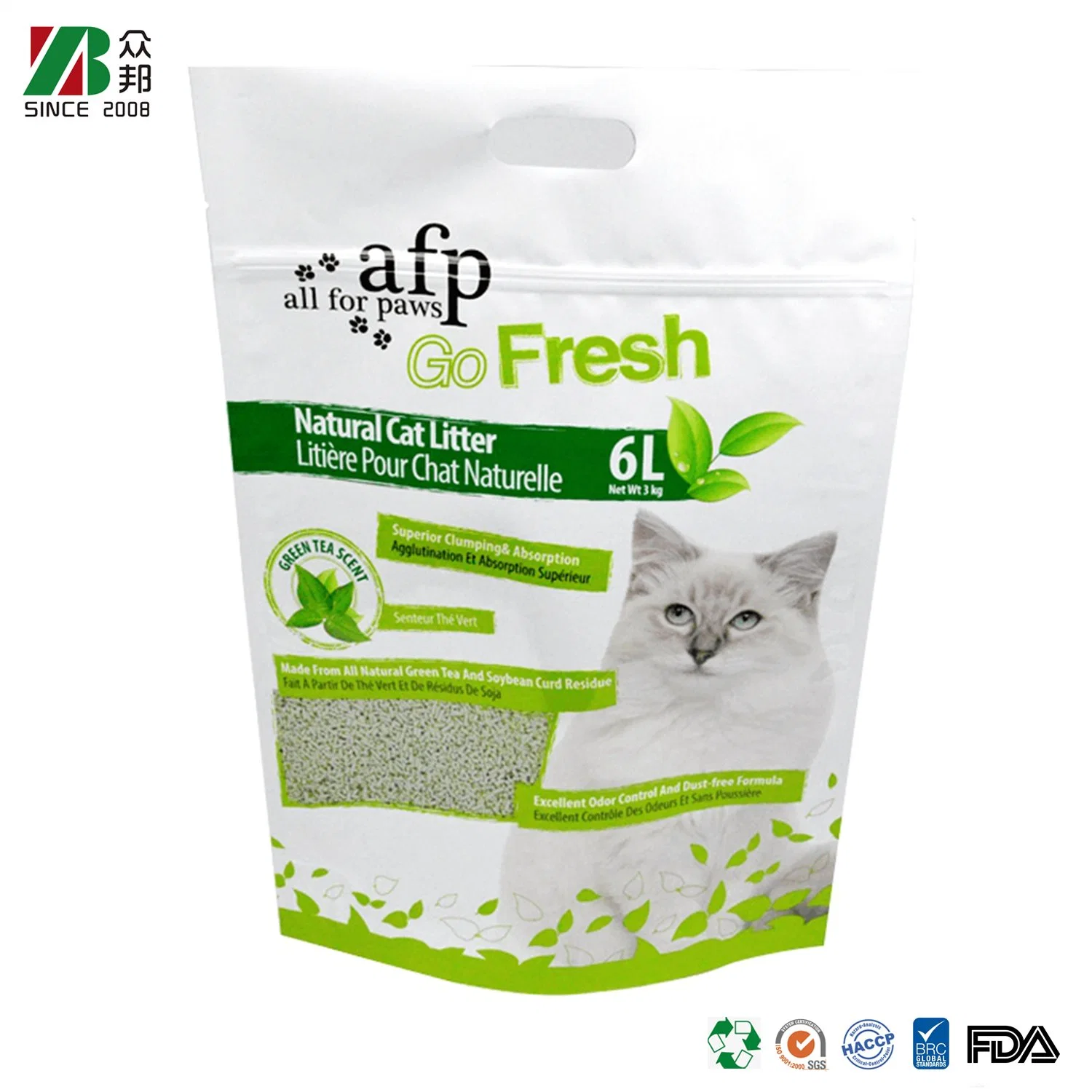 Banheira de venda o plástico Pet Food Stand up Zipper Bag/Dog tratar, Cat ninhada,Birdseed,Coelho embalagens de alimentos