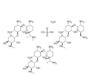 Tägliche Rohstoffmedizin Gentamycin Sulfat Reinheit Grad 99% CAS Nr. 1405-41-0