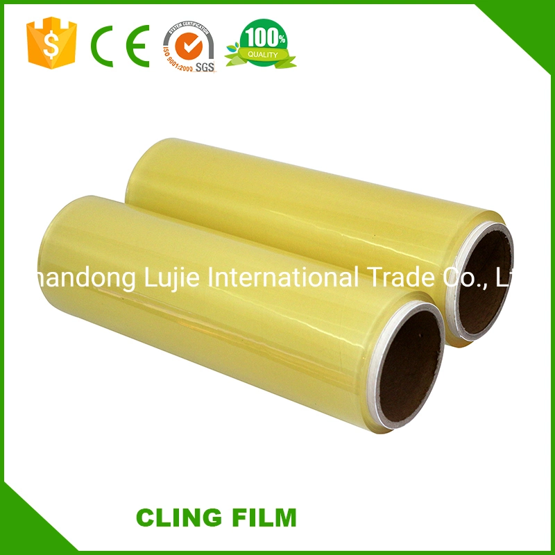 Keep Fresh Biodegradable PVC Grade Food Stretch Cling Film PE Protection Film Plastic Kitchen Wares Wrap Film Antimicrobial Film Food Packaging PE Protection Fi