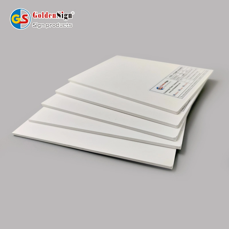 Goldensign White High Density PVC Celuka Sheet PVC Foam Board