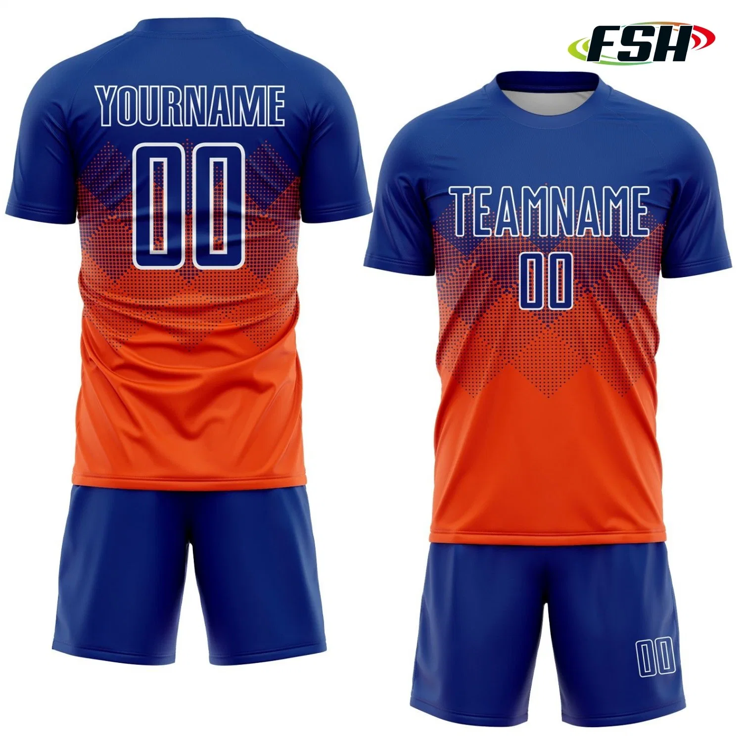 Custom Wholesale Personal College Sport pratique sublimée costume de football bon marché Chemises en jersey