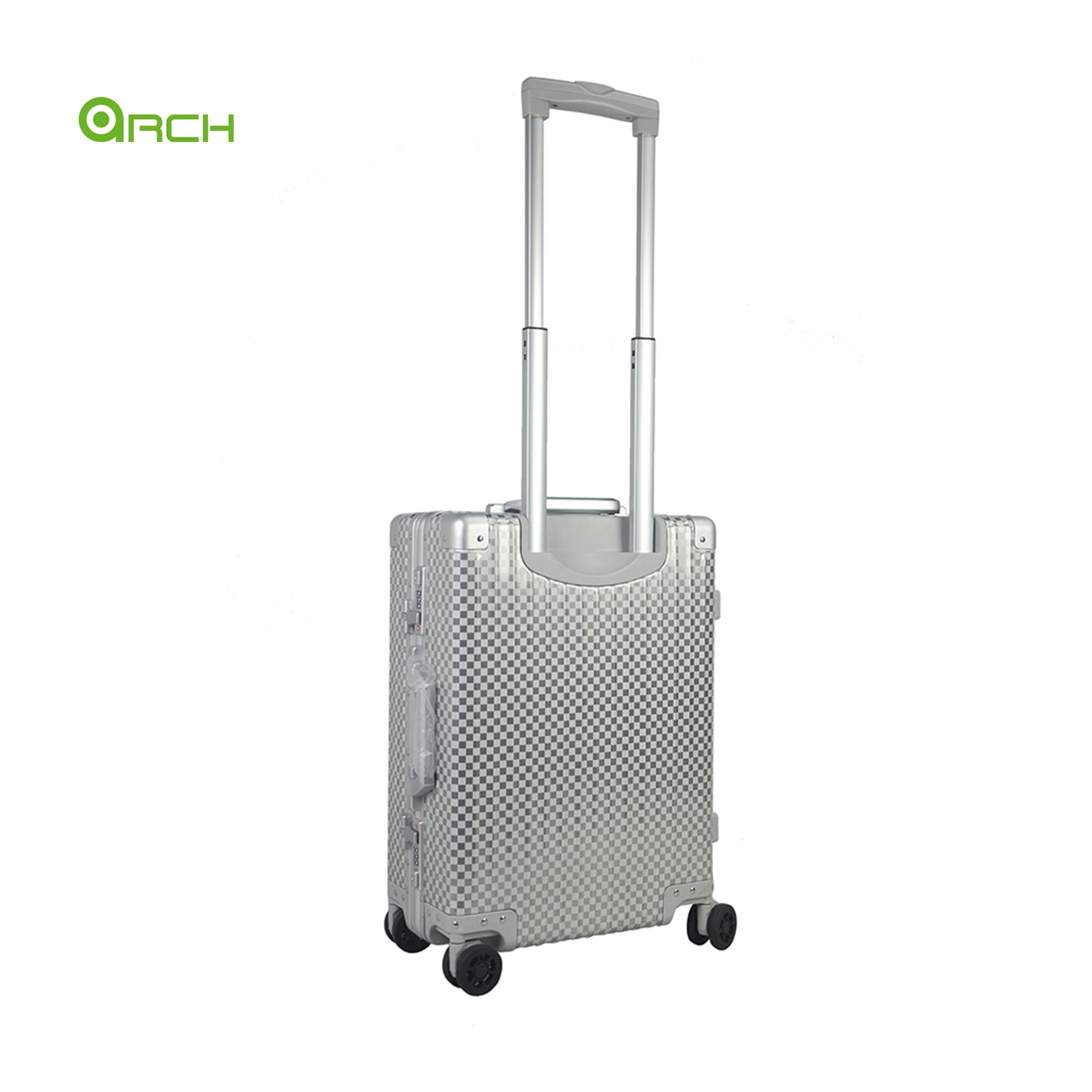 Fashion Aluminum Hard Case Trolley Luggage with Dual Spinner Wheels