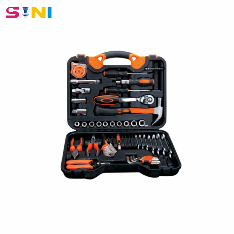 Reparatur Garten-Werkzeug-Kits Haushalt Werkzeug-Set mit Kunststoff Toolbox-Speicher