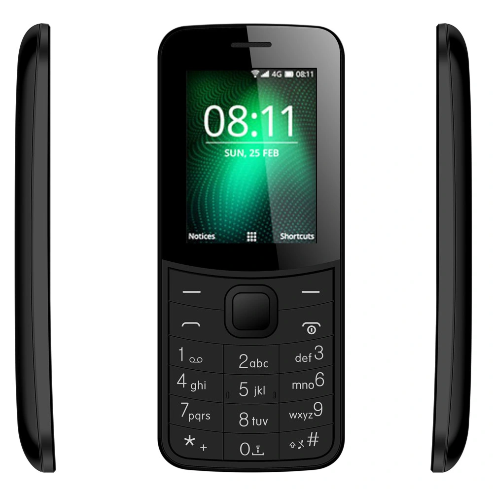 Low Moqs 2.4 polegadas 3G Feature Phone Banana