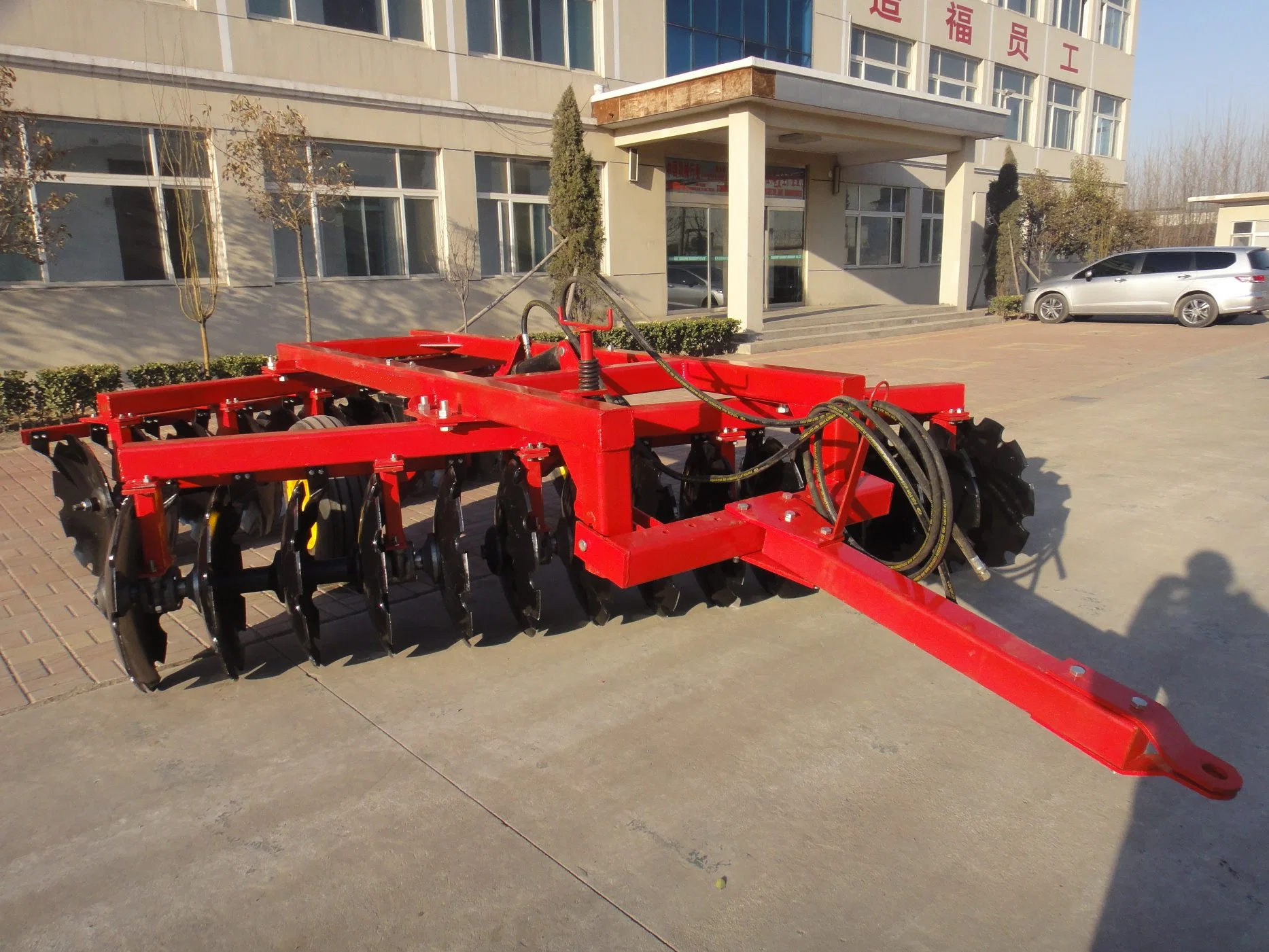 1bj Series Hydraulic Trailed Offset Middle Duty Disc Harrow for 70-160HP Tractor