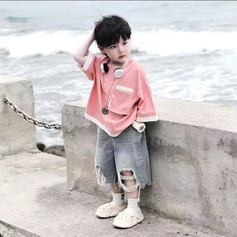 Innovative Children's Apparel Designs From Chinese Manufacturers Boy's Summer Suit