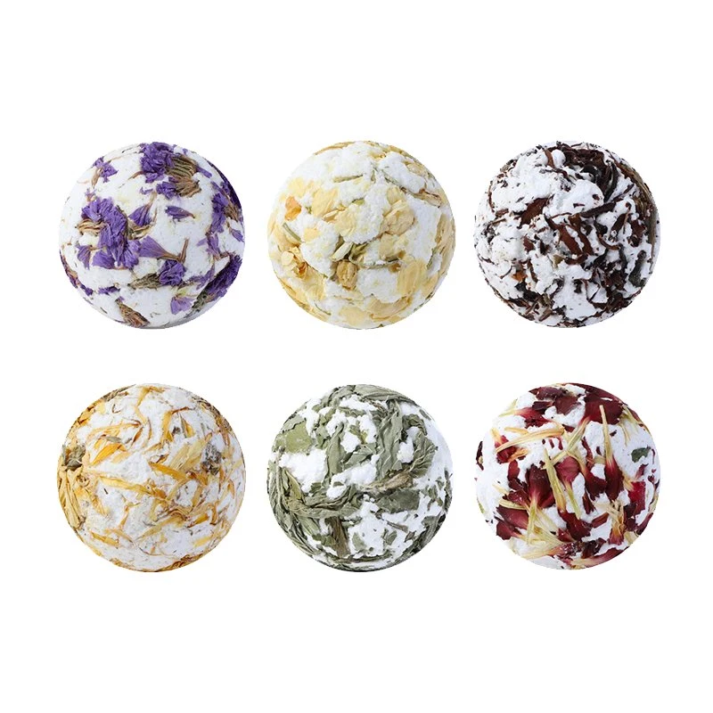 Fizzy Luxury Vegan Bath Salt Flowers Pedicure Bath Bomb