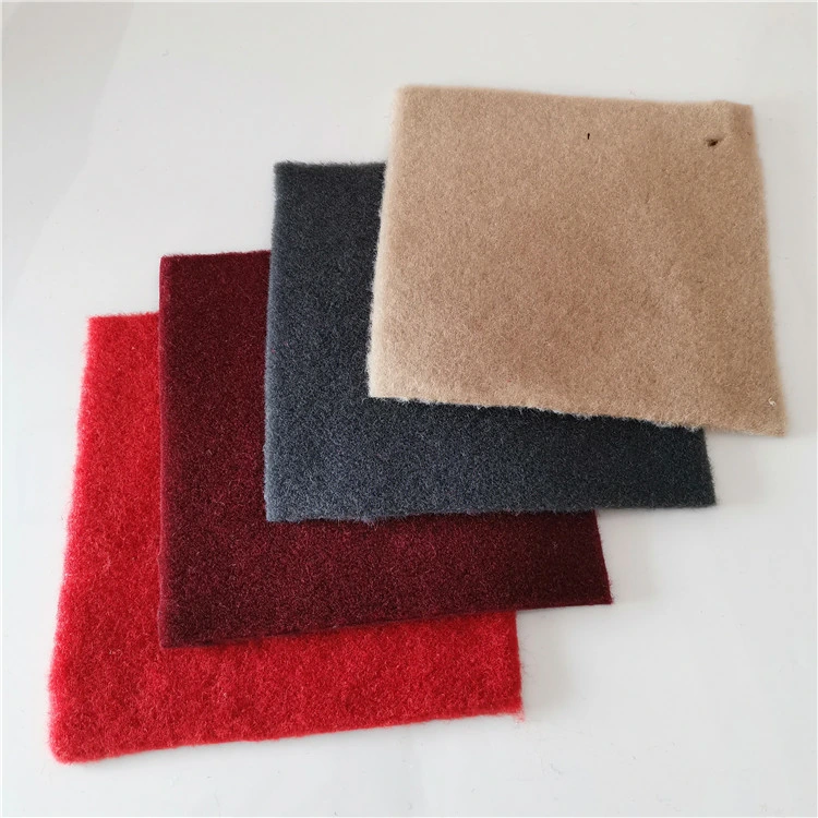 High Stretch Car Interior Carpeting Campervan Insulation Automotive Felt Fabric Auto 4 Way Stretch Lining Fabric Felt Rug