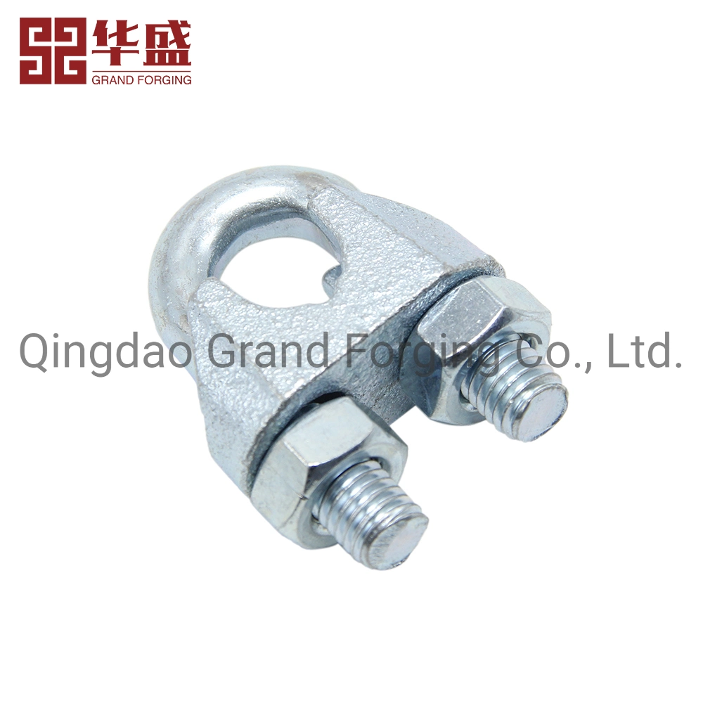 Galvanized Malleable Steel DIN 741 Wire Rope Clip for Lifting