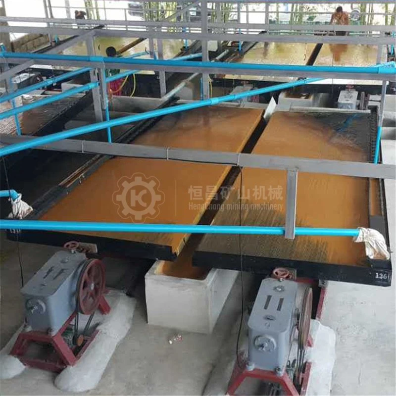 Ilmenite Ore Processing Plant Gold Shaker Shaking Table Concentrating Table