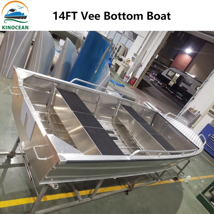 Kinocean Marine Grade Aluminum Vee Bottom Fishing Boat