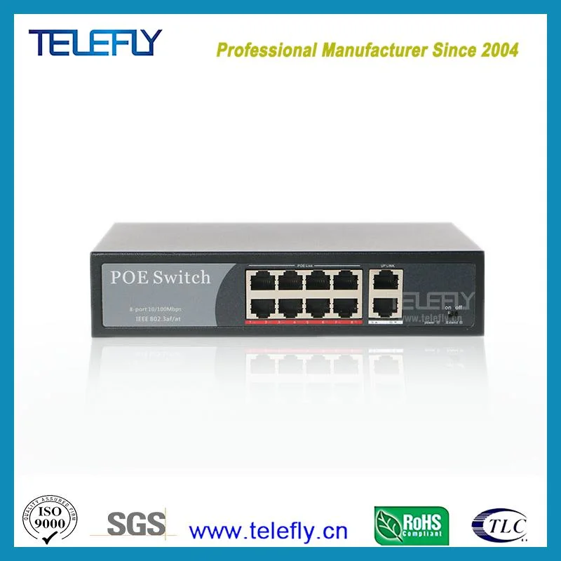 Hochleistungs-Poe Injector Gigabit-Netzwerk-Switch mit 4 8 10 16 24 Ethernet-Port Von Original Factory Seit 2012