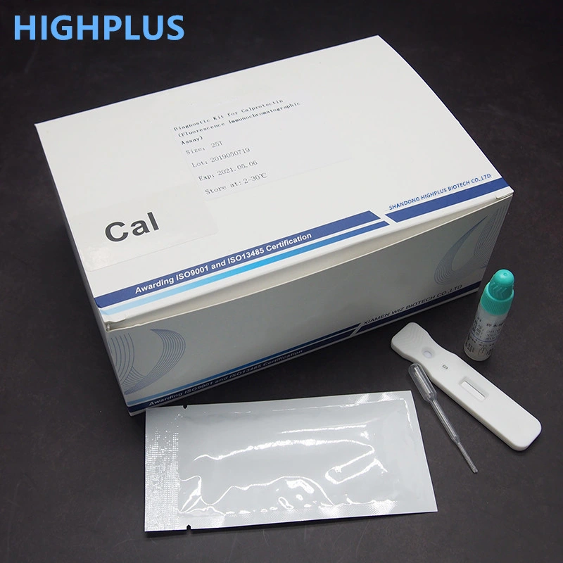 Ouro coloidal Calprotectin Diagnostic Kit de Teste por fezes