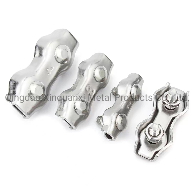 Cable Clamps Stainless Steel Wire Rope Clamp Duplex Wire Rope Clip