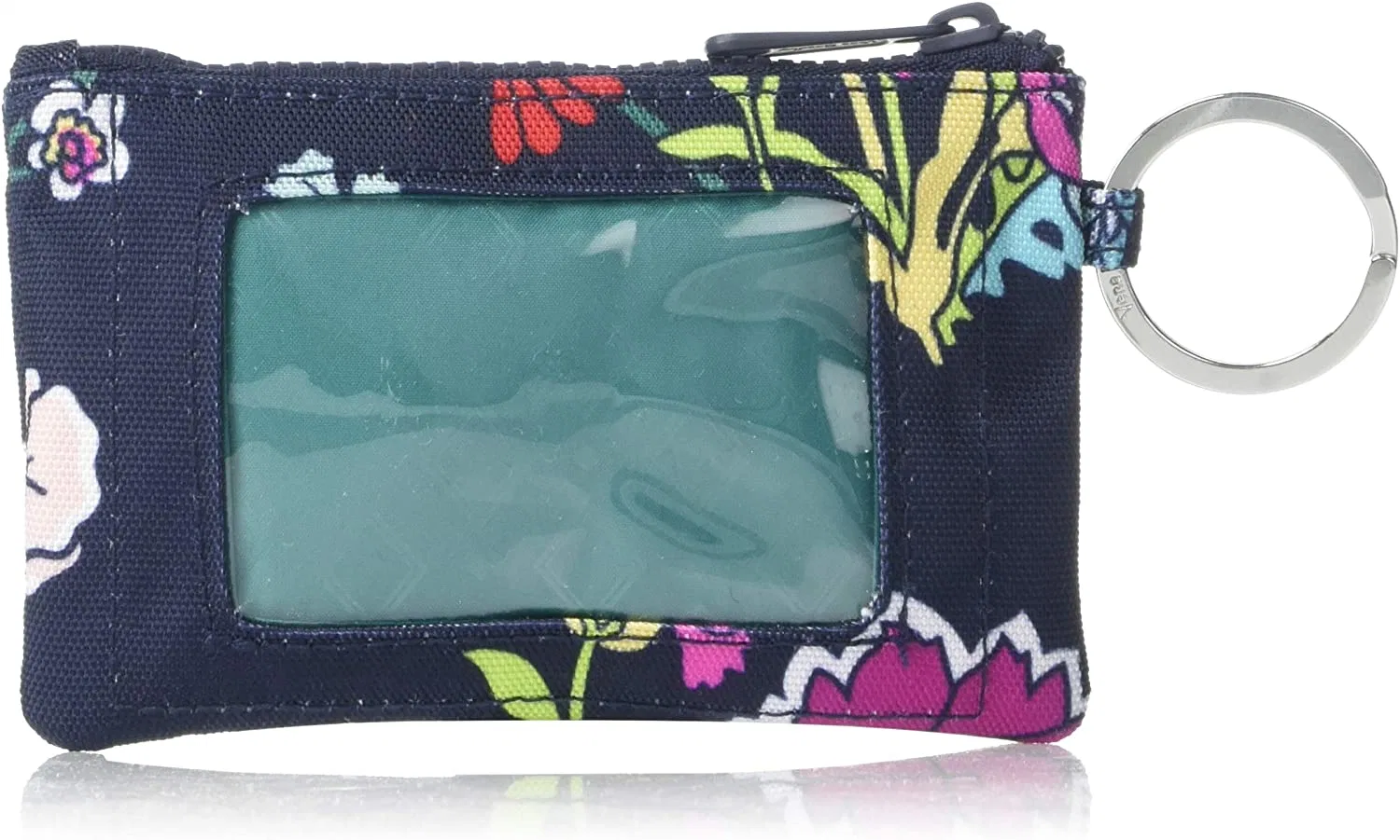 Women's Purse Twill Deluxe Zip ID Case Wallet with RFID Protection