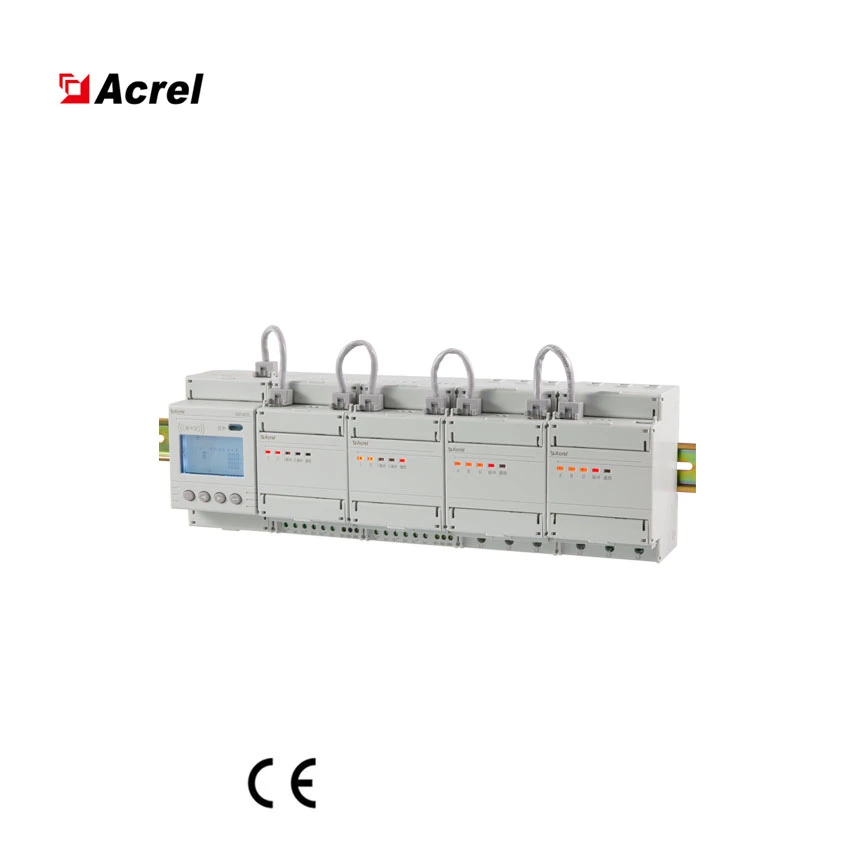 Adf400L Multicircuitos de Medidor de Energía monofásico y trifásico Maxium 36 canales
