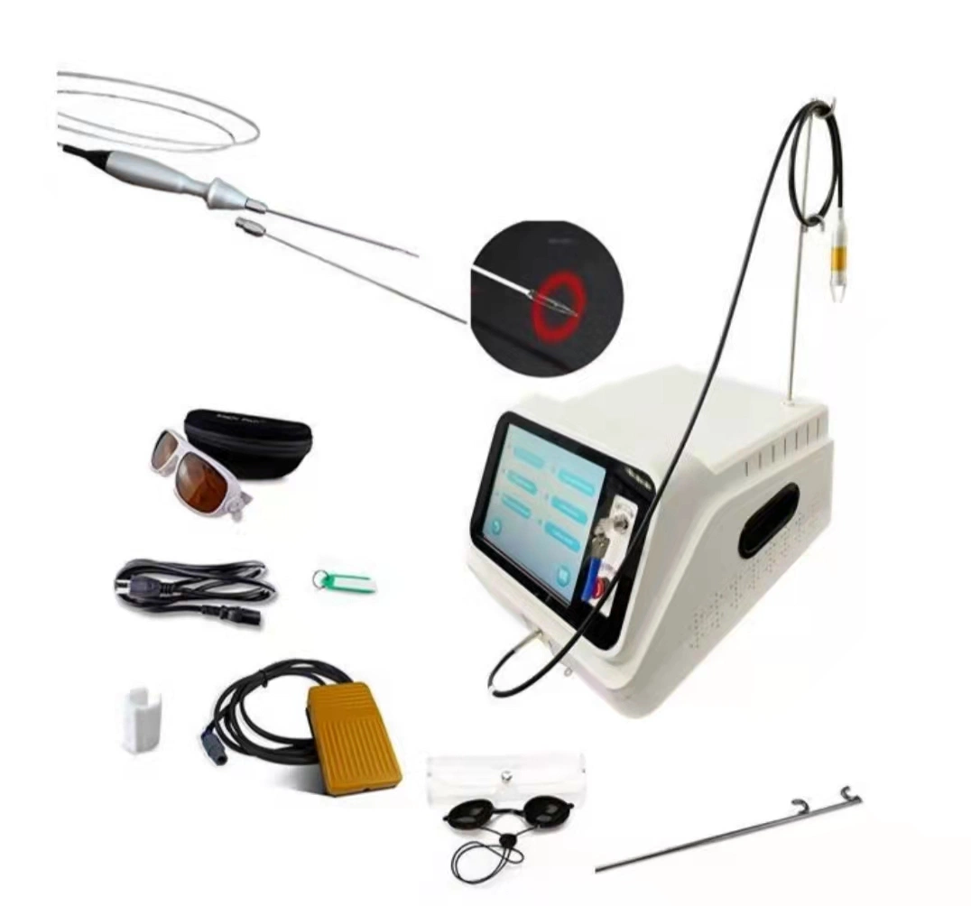 Hemorrhoid Surgery Cutting Anal Tightening Fistula Treatment 980nm 1470nm Medical Diode Laser Equipment