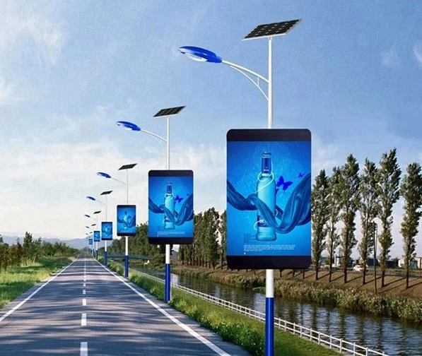 Hot P6 Pole LED Screen Display Outdoor Billboard Advertising Equipment