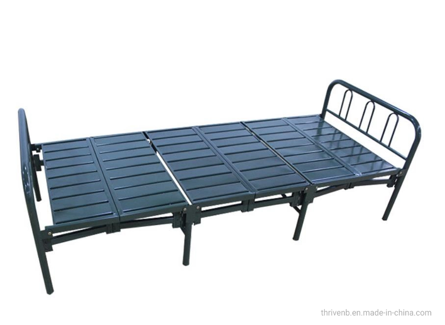 Green Folding Bed for Soldiers Camping Bed for Outdoor Military style Outdoor Folding Beds