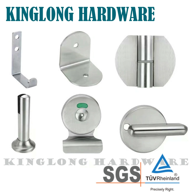 Stainless Steel Bathroomfuniture Hospital Mall School Commercial Waterproof Fire Public Toilet Cubicle Partition Accessories