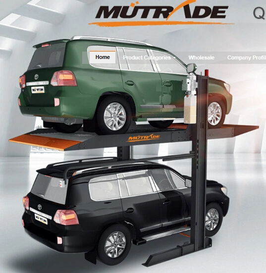 Hydraulic Lift Car Elevator Two Post Simple Auto Parking System