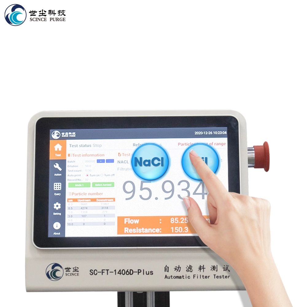 Medical Flat Mask Testing Instrument for Ventilation Resistance Pressure Difference