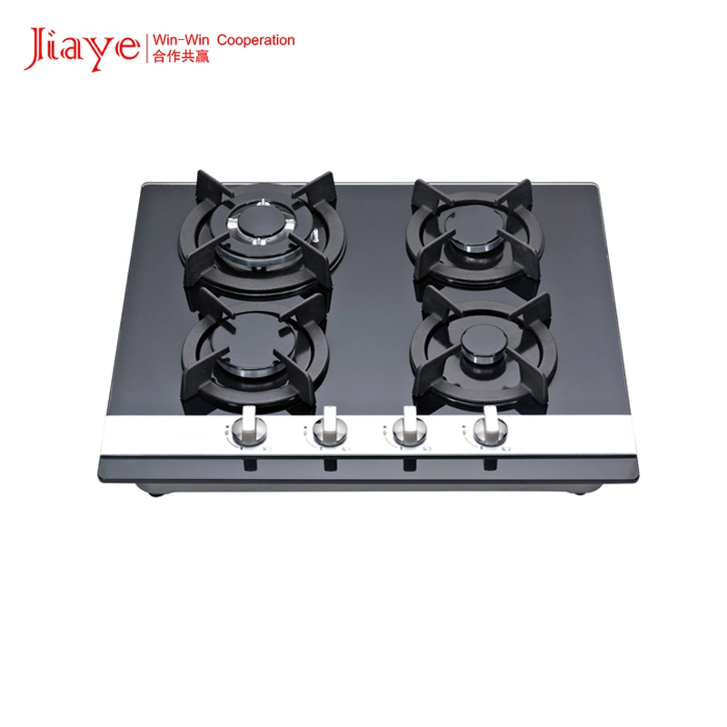 Electrodomésticos Utensilios de cocina vidrio templado 4 Burner hornillo de gas