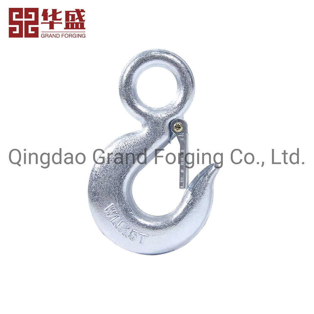 Factory Direct Sale Us Type 320A Steel Eye Forged Crane Lifting Eye Hoist Hook