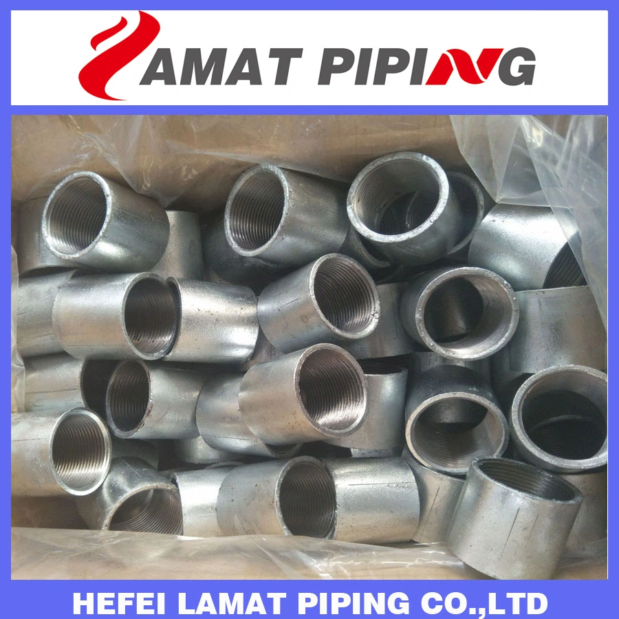 Black/Galvanised Welded/Seamless Steel Threaded Fittings Bsp/NPT Pipe Coupling