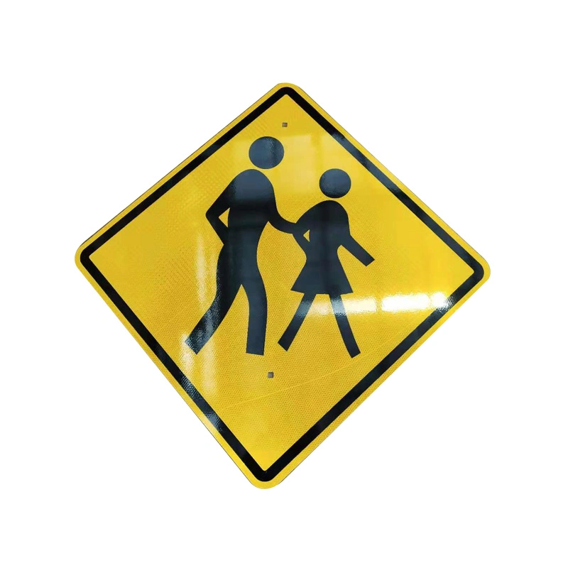 Wholesale/Supplier Safety Street Reflective Sheeting Circle Aluminum Highway Warning Traffic Road Safety Sign