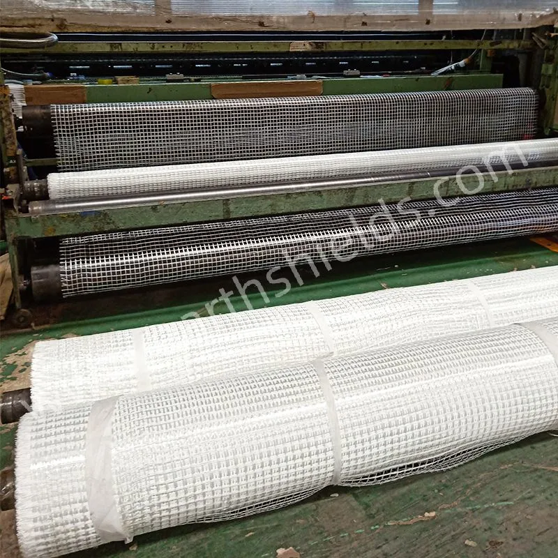 Multiple Specification Geogrid for Roadbed Retaining Wall Reinforcement Works