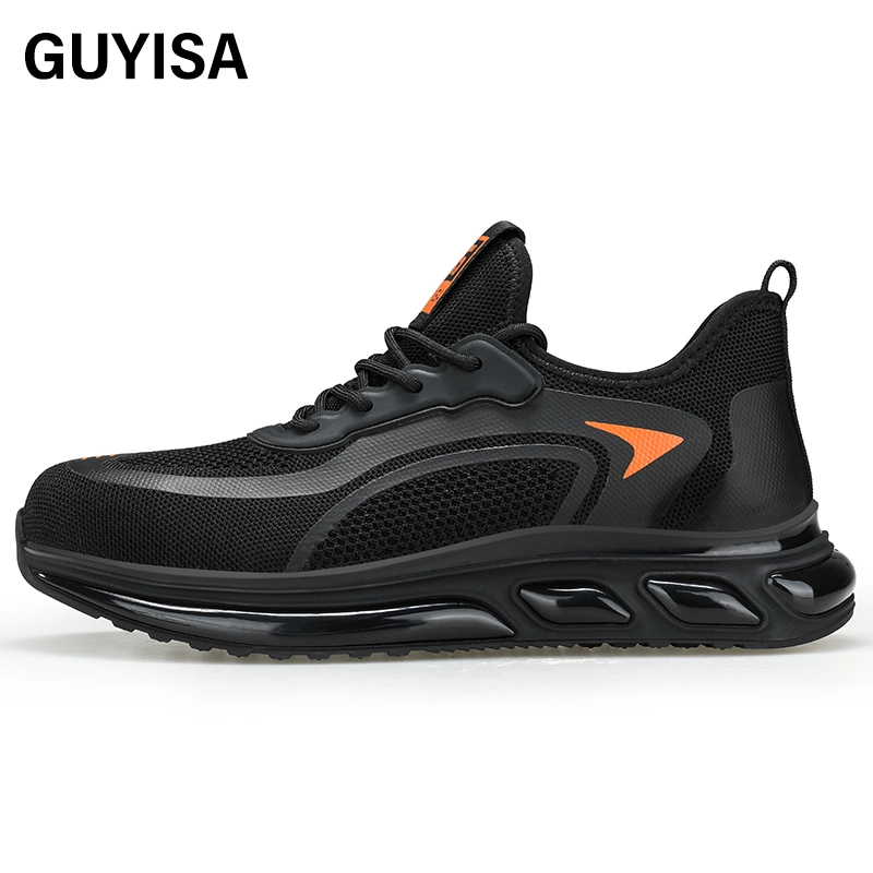 Guyisa Men's Safety Shoe Outdoor Work Steel Toe Sports Safety Shoes