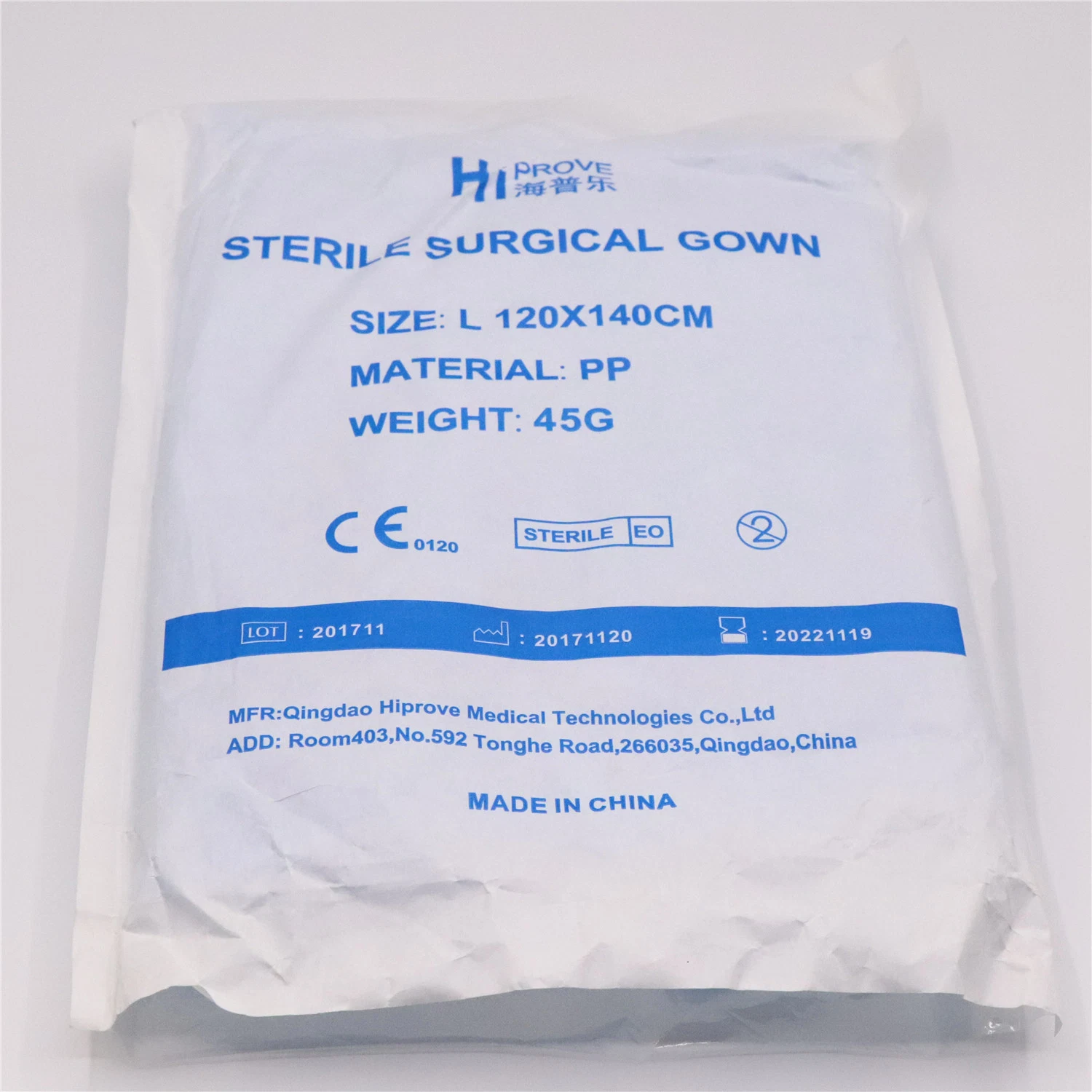 Medical Disposable SMS CE Approved Surgical Gown