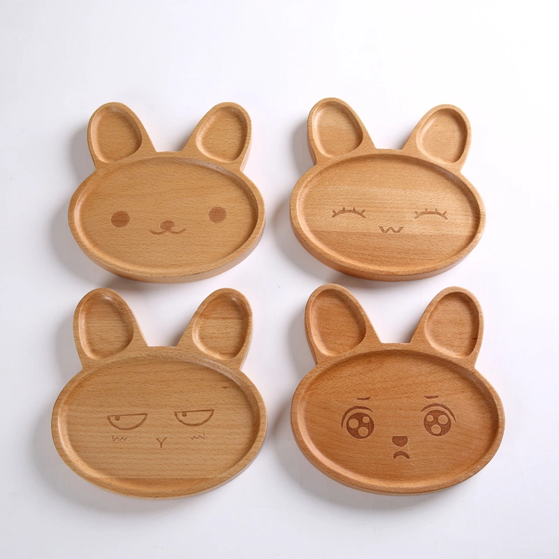 Customized Wood Bamboo Cartoon Tray Pallet