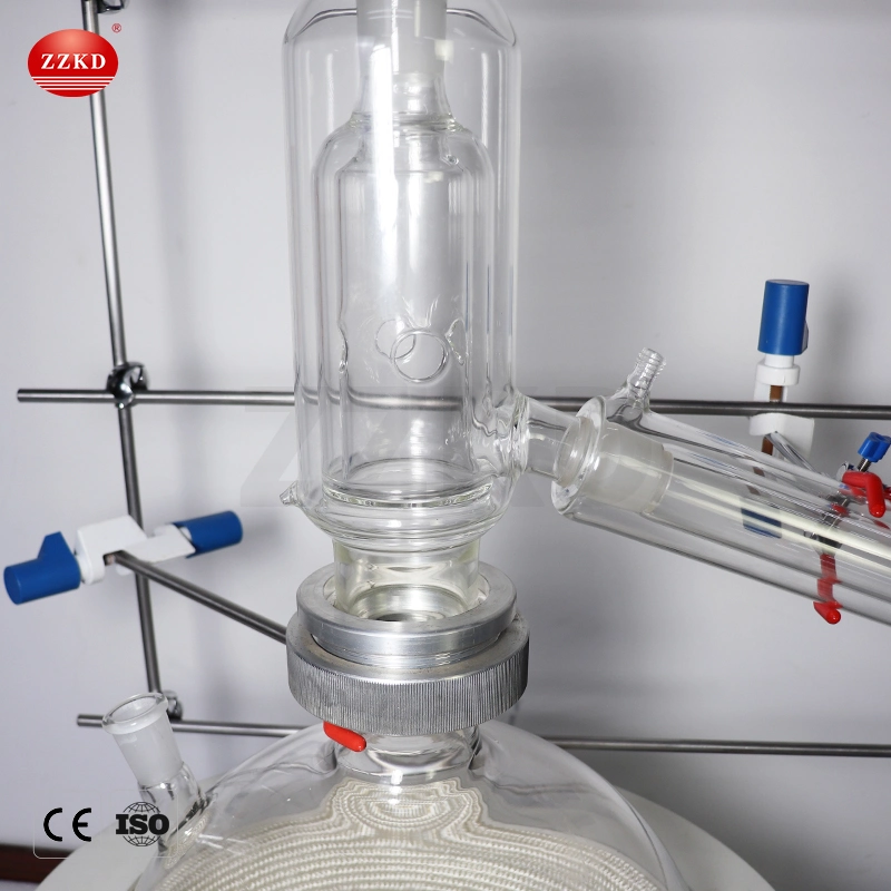 New 20L Vacuum Alcohol Distiller Short Path Distillation Equipment for Hemp Oil Extraction Solution Purification