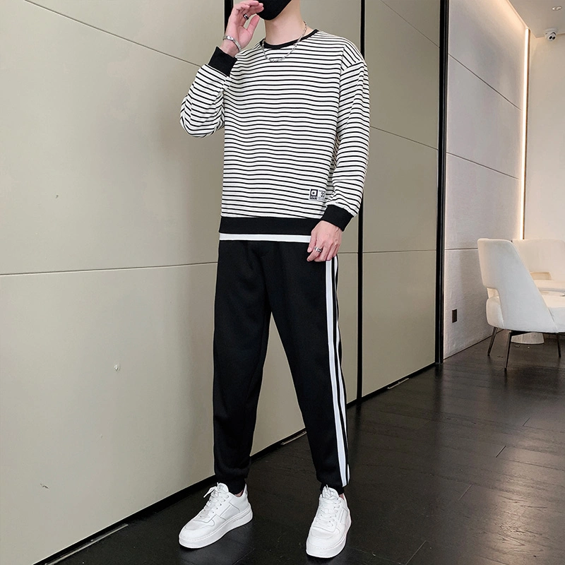 Free Sample New Spring and Autumn Sportswear Men&prime; S Casual Trousers Suit