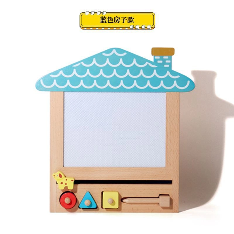 Children Magnetic Drawing Board Shape Color Cognitive Early Learning Graffiti Board Kids Focus Training Educational Wooden Toys