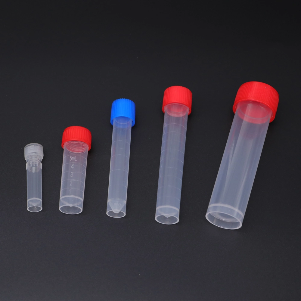 Taizhou Half Hard Plastic Gum Bottle Medical Cryovial Viral Sample Transport Vial