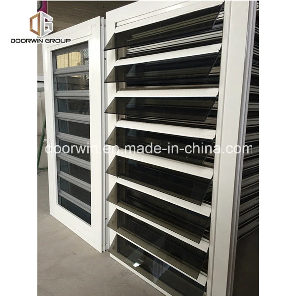 Seguro de puerta de persiana de aluminio Cristal