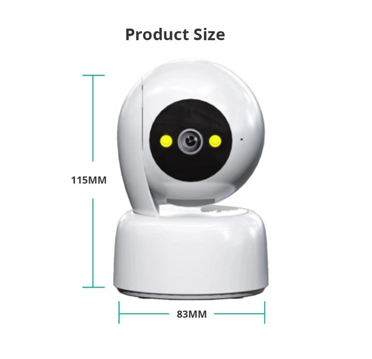 WiFi 5GHz Camera Ai Human Auto Tracking Two Way Audio Color Night Vision Smart Home Video Security Camera