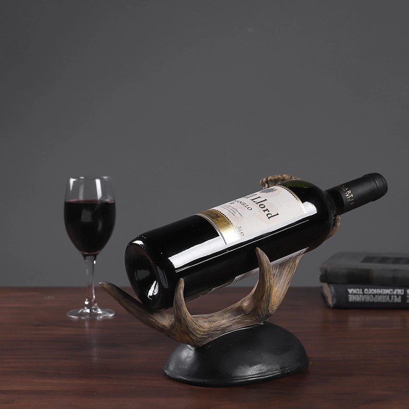 Custom Wine Bottle Holder Antler Wine Holder Christmas Wine Bottle Holders