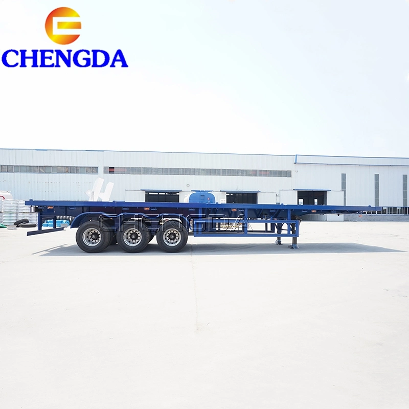 Shandong Chengda 3 Axle Flatbed Gooseneck Trailers for Sale