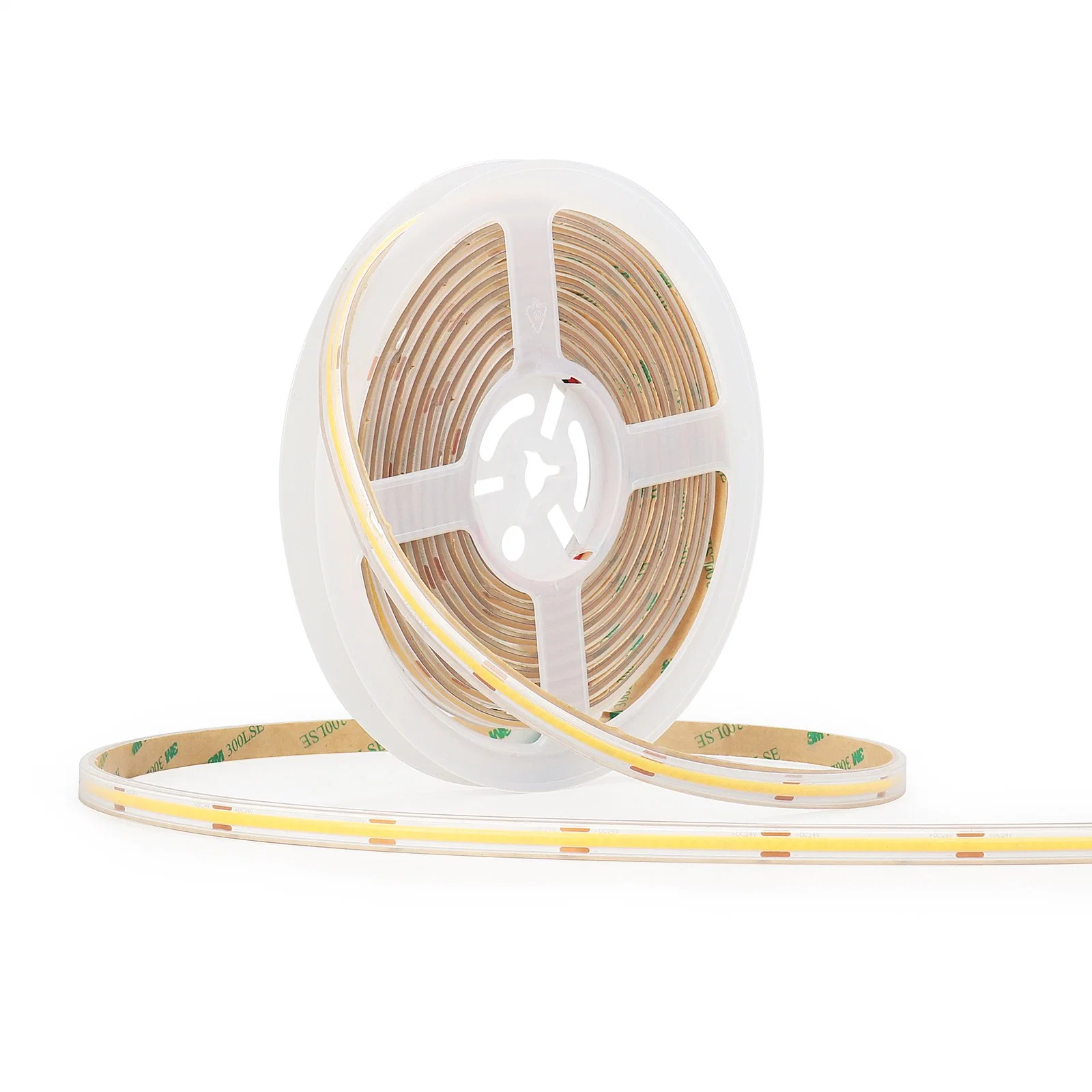 Factory Price 320LED Clip 8mm 12V Flexible COB LED Strip Fita LED