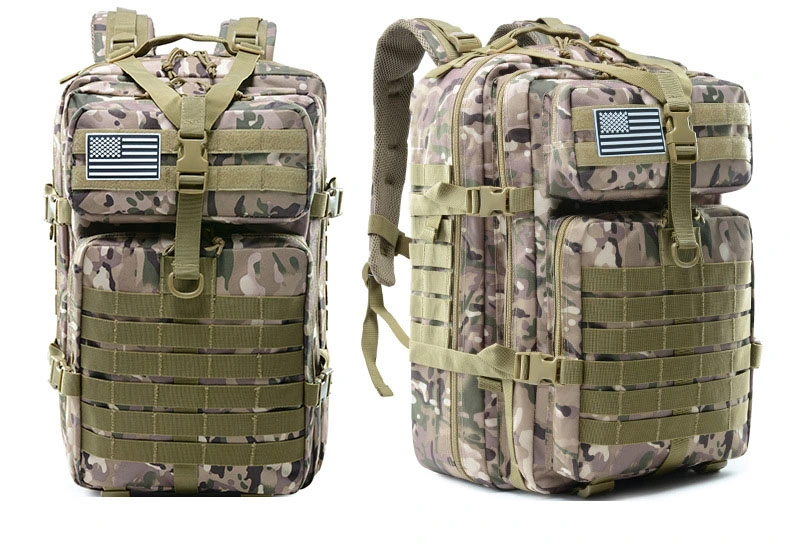 Gran capacidad de 3p Assualt exterior Pack táctico del ejército militar estilo policía Deportes Bolsa mochila de viaje (CY5935)