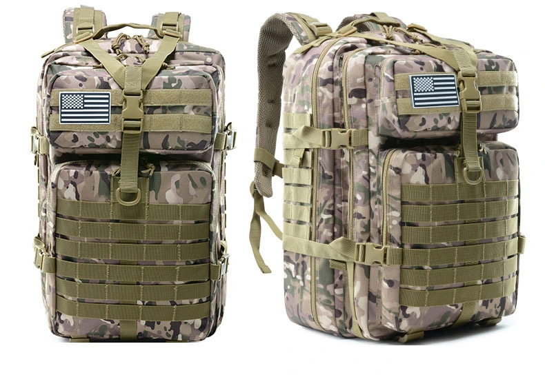 Große Kapazität Outdoor 3p Assualt taktische Packung Militär Armee Polizei Style Rucksack-Tasche für Sportreisen (CY5935)