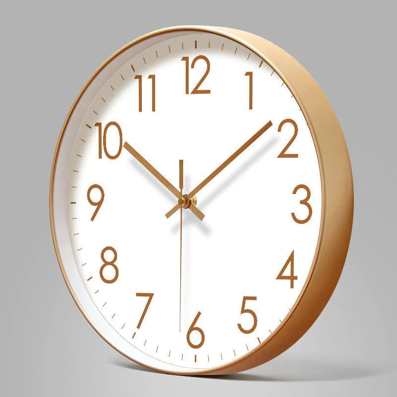 Relógio de parede moderno personalizado OEM/ODM de 12 polegadas com Print Clock Dial (Imprimir relógio) Quarto simples com sala de estar, parede, relógio