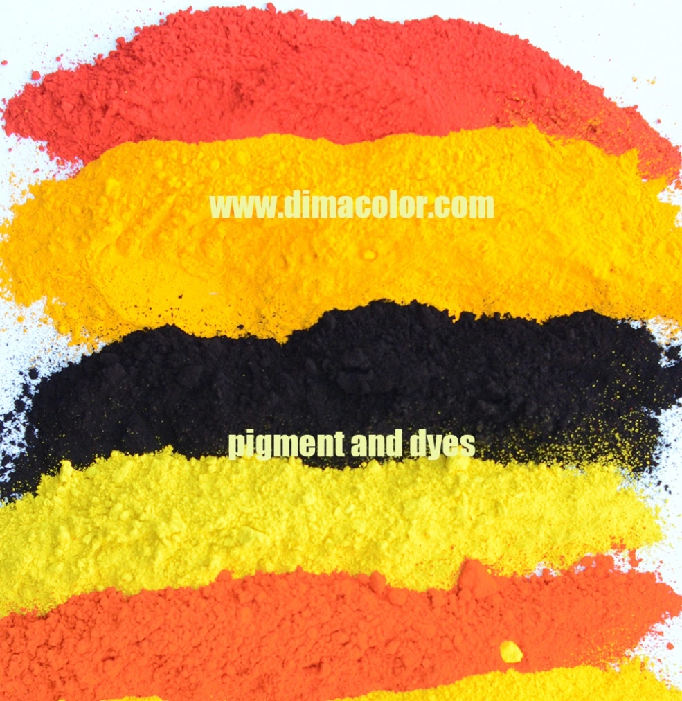 Pigmento de cor Dimacolor para revestimento de pó boa dispersão bom calor Resistência